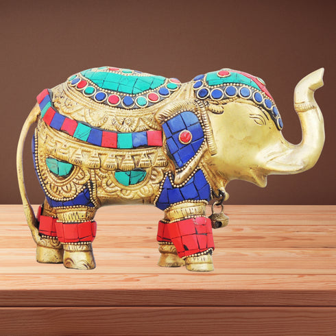 Brass Elephant Statue 2.05Kg